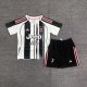 25/26 Juventus Home Kids Jersey With Sponsors