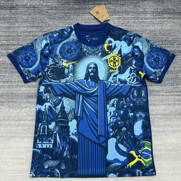 2025 Brazil Traning Soccer Jersey Thai Quality