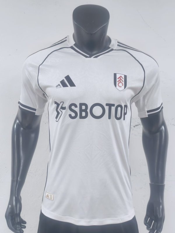 25/26 Fulham Home Jersey Player Version Thai Quality