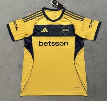 25/26 Boca Away Soccer Jersey With Sponsors Thai Quality