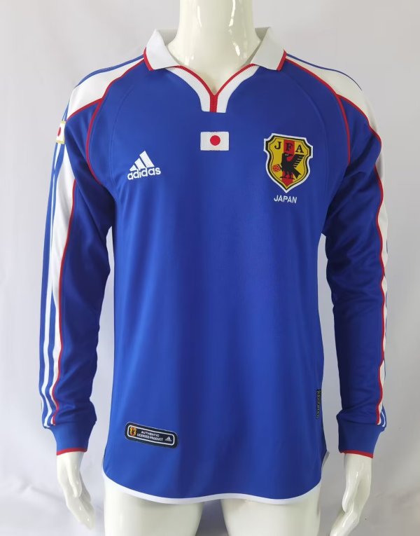 2000 Japan Home Retro Jersey Long Sleeve