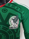 25/26 Mexico Home Jersey Long Sleeve Player Version 1:1 Quality