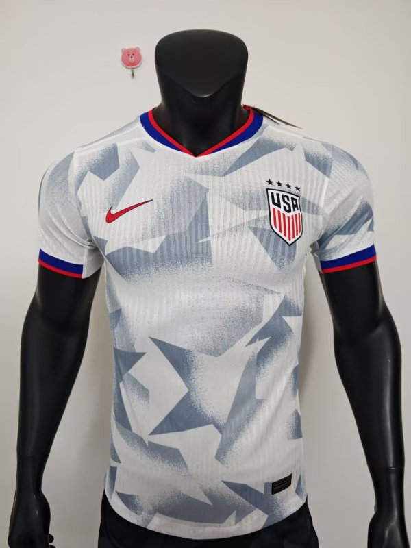 25/26 USA Home Jersey Player Version 1:1 Quality Thai Quality