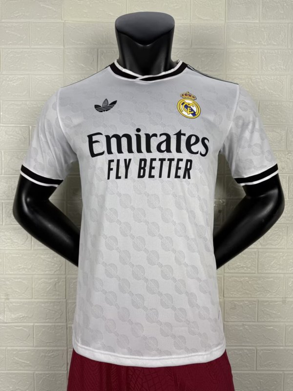 25/26 Real Madrid Special White Jersey Player Version 1:1 Quality