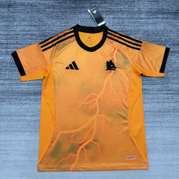 25/26 Roma Orange Jersey 1:1 Thai Quality