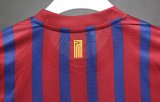 11/12 Barcelona Home Retro Jersey Long Sleeve Player Version  1:1 Quality