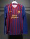 11/12 Barcelona Home Retro Jersey Long Sleeve Player Version  1:1 Quality