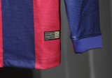 14/15 Barcelona Home Retro Jersey Long Sleeve Player Version  1:1 Quality