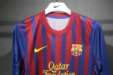 11/12 Barcelona Home Retro Jersey Long Sleeve Player Version  1:1 Quality
