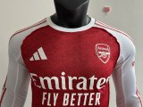 25/26 Arsenal Home Jersey Long Sleeve Player Version 1:1 Quality