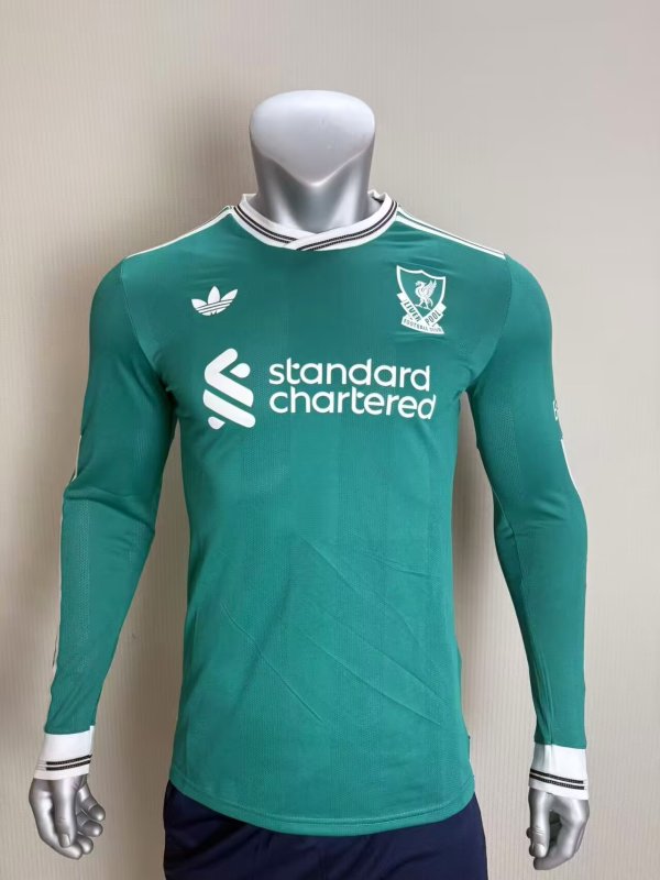25/26 Liverpool Third Jersey Long Sleeve Player Version 1:1 Quality