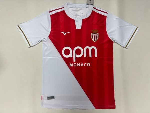 25/26 Monaco Home Jersey Fans Version Thai Qaulity