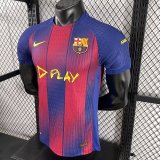 25/26 Barcelona Home New Sponsors Jersey Player Version  1:1 Quality