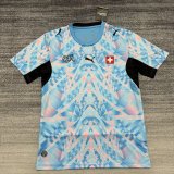 2026 Switzeland Blue Soccer Jersey Fans Version