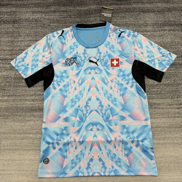 2026 Switzeland Blue Soccer Jersey Fans Version