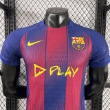 25/26 Barcelona Home New Sponsors Jersey Player Version  1:1 Quality