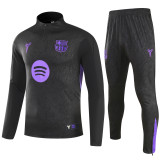 25/26 Barcelona Black Sweater Tracksuit Thai Quality