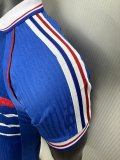 1998 France Home Retro Soccer Jersey Player Version  1:1 Quality
