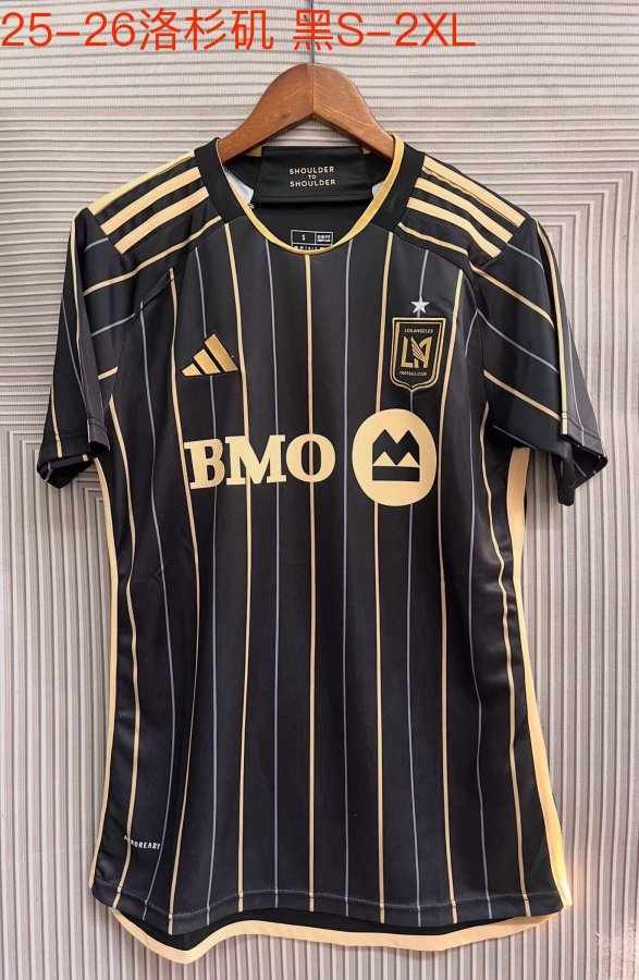 25/26 Los Angeles FC Home Jersey Fans Version  1:1 Quality