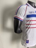 1998 France Away Retro Soccer Jersey Player Version  1:1 Quality