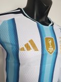 2026 Argentina Home Jersey Long Sleeve Player Version 1:1 Quaility