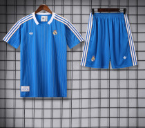25/26 Real Madrid Training Set--Short sleeve and Short Pant Training Tracksuit