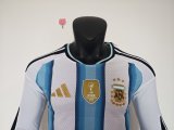 2026 Argentina Home Jersey Long Sleeve Player Version 1:1 Quaility