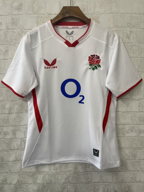 2025 Rugby England White Rugby Jersey High Quality