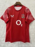 2025 Rugby England Red Rugby Jersey High Quality