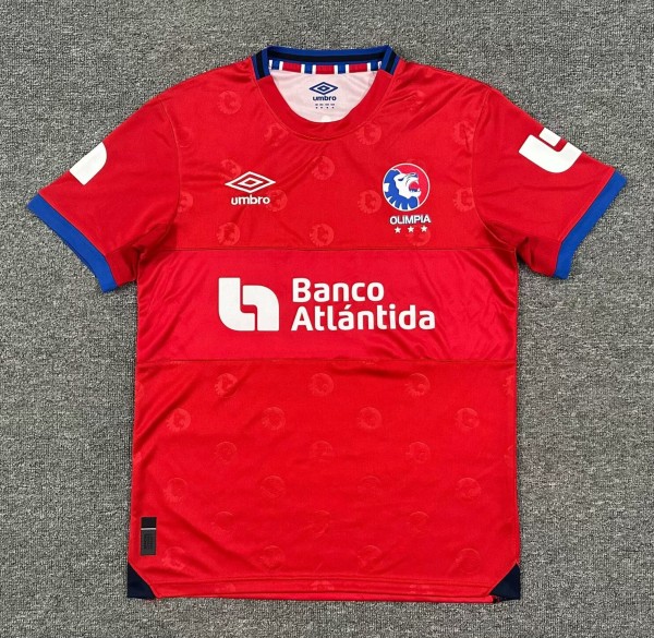 25/26 Olympia Dula Away Red Soccer Jersey Thai Quality