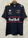 2025 Red Bull Racing Dark Blue F1 Team Round Collar POLO T-Shirt