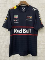2025 Red Bull Racing Dark Blue F1 Team Round Collar POLO T-Shirt