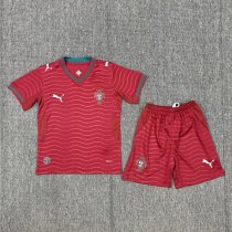 2026 Portugal Home World Cup Kids Jersey