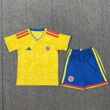 2026 Colombia Home World Cup Kids Jersey