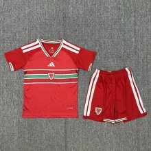 2026 Welsh Home World Cup Kids Jersey
