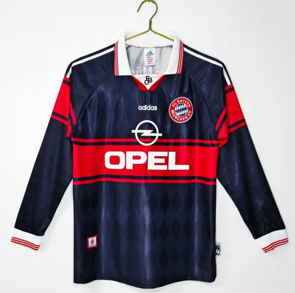 97/99 Bayern Munich Home Retro Jersey Long Sleeve