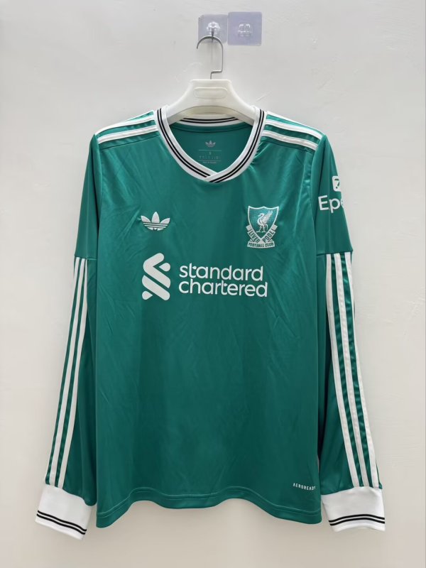25/26 Liverpool Third Jersey Long Sleeve Fans Version 1:1 Quality