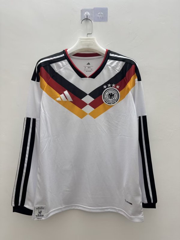 2026 Germany Home World Cup Soccer Jersey Long Sleeve Fans Version  1:1 Quality