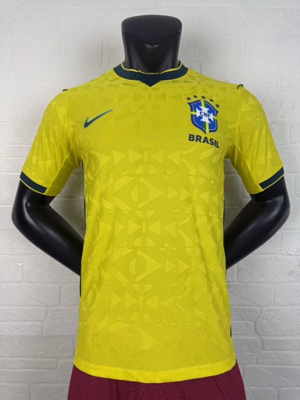 2026 Brazil Home World Cup Jersey Player Version 1:1 Quality Thai Quality