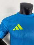 2026 Spain Goalkeeper Blue Soccer Jersey Player Version  1:1 Quality 球员版