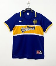 96/97 Boca Home Retro Soccer Jersey Thai Quality