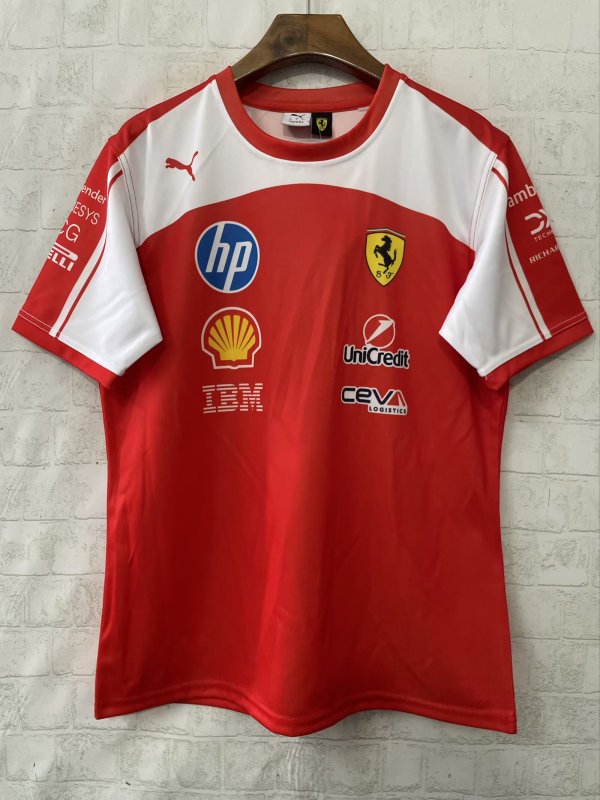 2026 Ferrari F1 Team POLO Round Collar T-Shirt