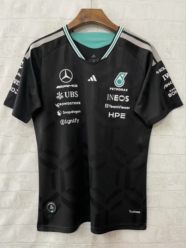 2026 Mercedes F1 Team Round Collar POLO T-Shirt
