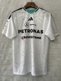 2026 Mercedes F1 Team Round Collar POLO White T-Shirt