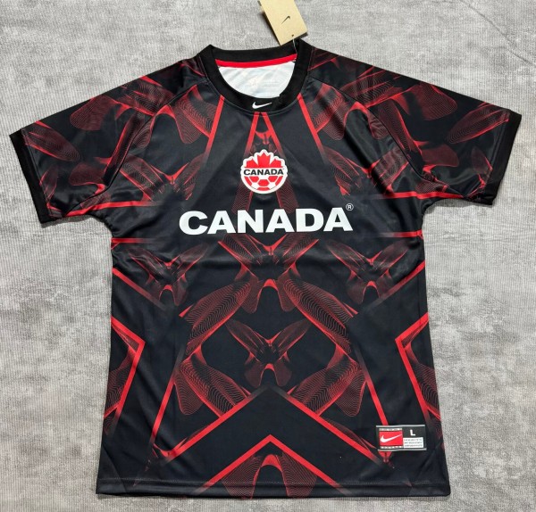 2026 Canada Training Black Jersey Thai Quality
