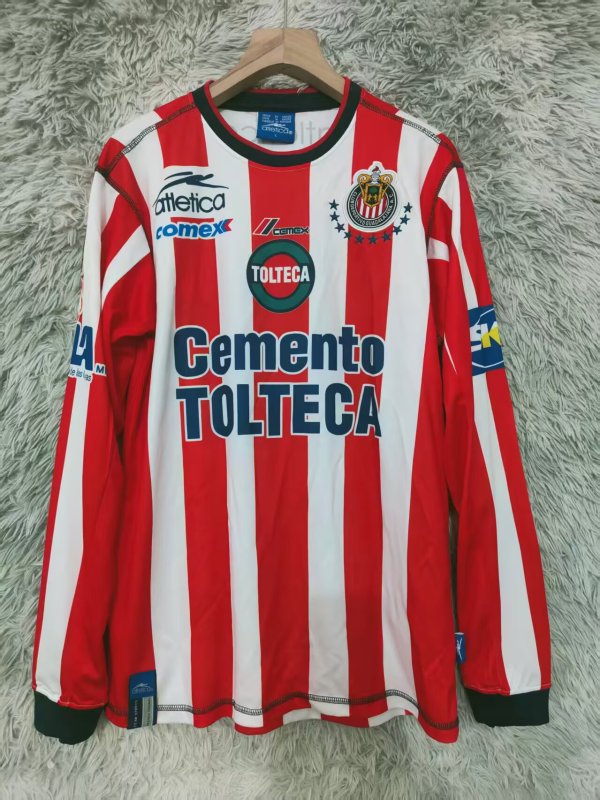 02/03 Chivas Home Retro Jersey Long Sleeve