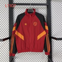 25/26 Roma Windbreaker Jacket Jacket Thai Quality 刺绣的