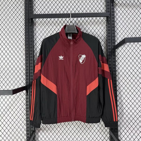 25/26 River Plate Windbreaker Jacket Thai Quality