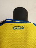 2026 Sweden Home Soccer Jersey Player Version  1:1 Quality