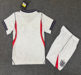 2026 England Home Kids Jersey With White Short